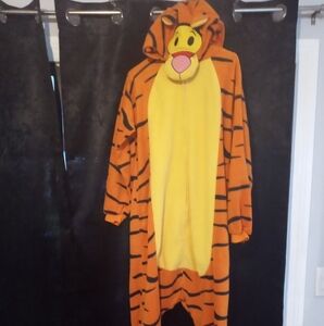 Tigger Adult Onesie Halloween Costume
